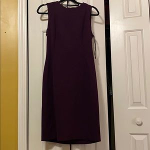 purple calvin Klein dress